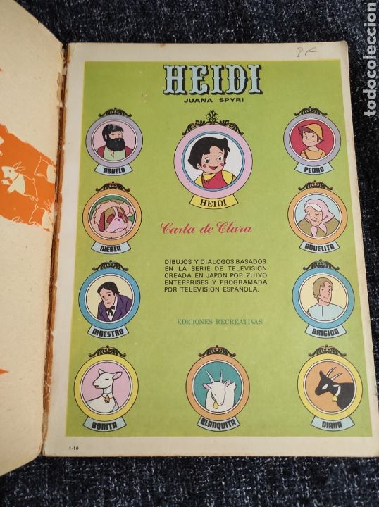 Tebeos: HEIDI N&ordm; 10 - EDITA : EDICIONES RECREATIVAS - Foto 2
