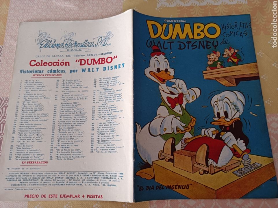 Tebeos: Dumbo 97 editorial ERSA el d&iacute;a del ingenuo - Foto 2