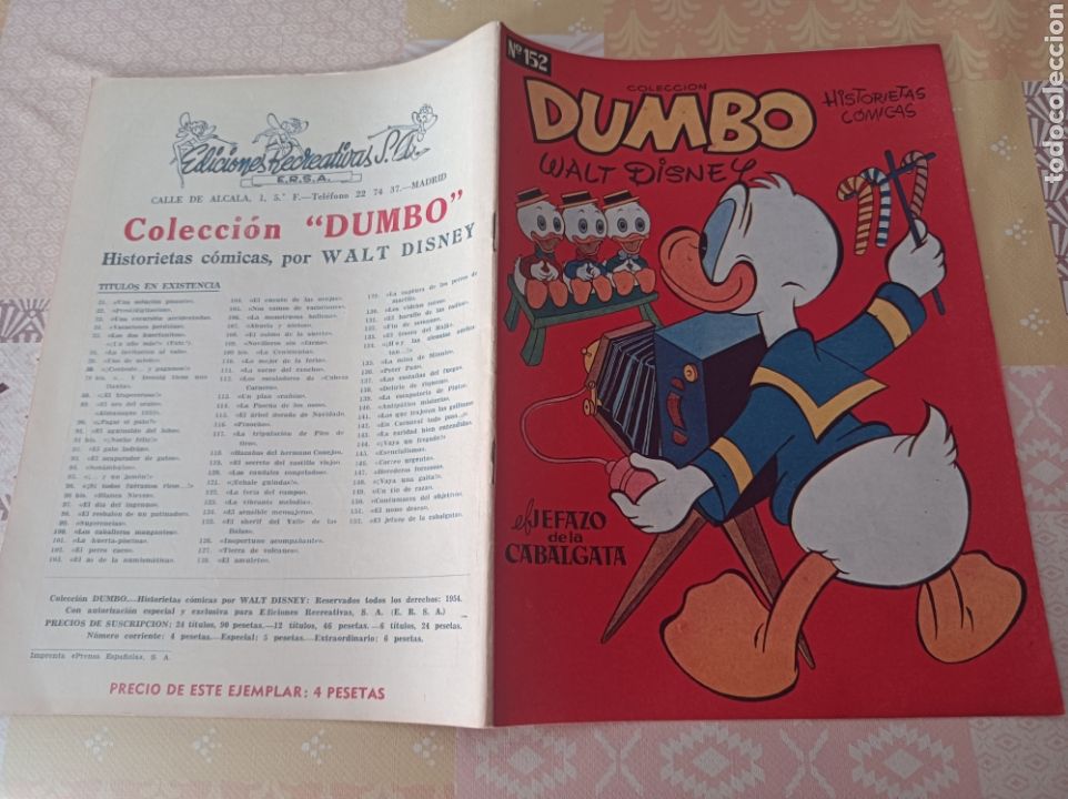Tebeos: Dumbo 152 editorial ERSA el jefazo de la cabalgata - Foto 2