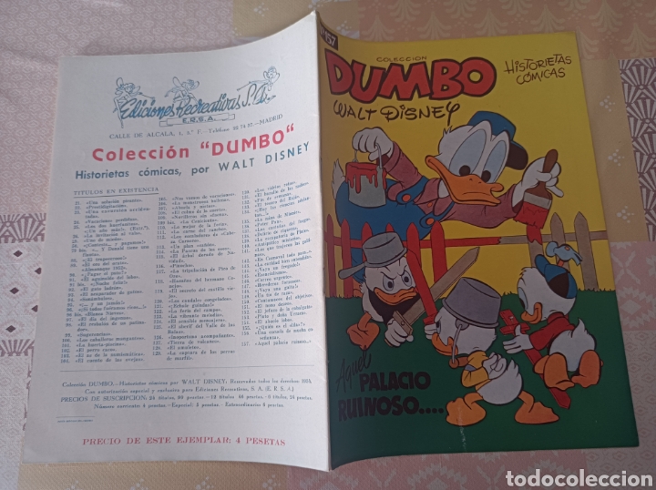 Tebeos: Dumbo 157 editorial ERSA aquel palacio ruinoso ... - Foto 2