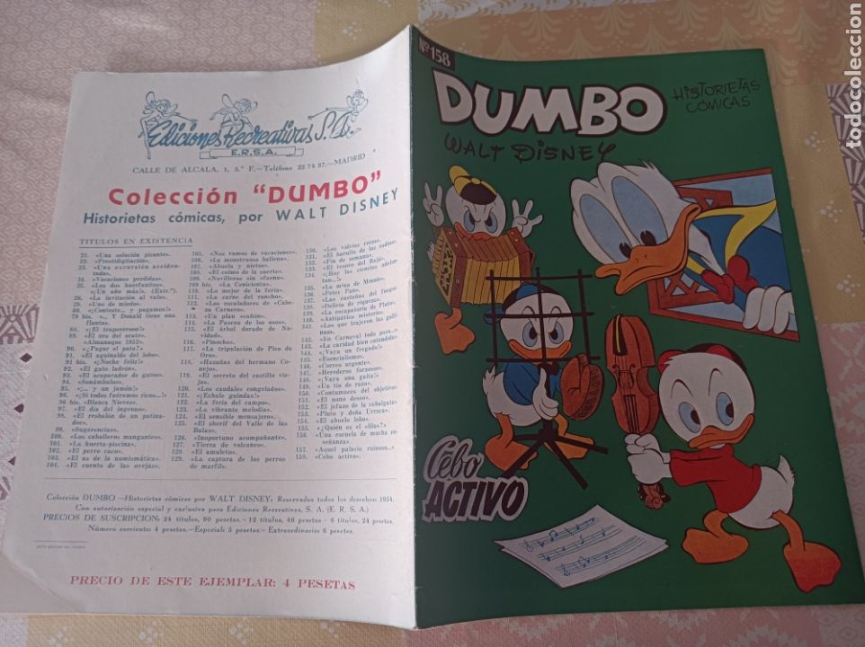 Tebeos: Dumbo 158 editorial ERSA cebo activo - Foto 2