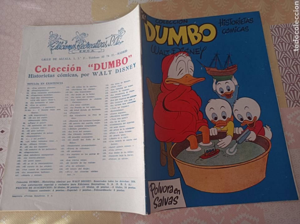 Tebeos: Dumbo 161 editorial ERSA p&oacute;lvora en salvas - Foto 2
