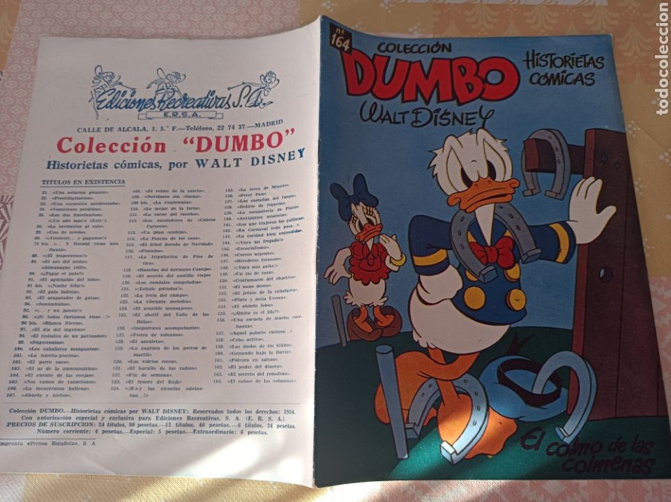 Tebeos: Dumbo 164 editorial ERSA el colmo de las colmenas - Foto 2