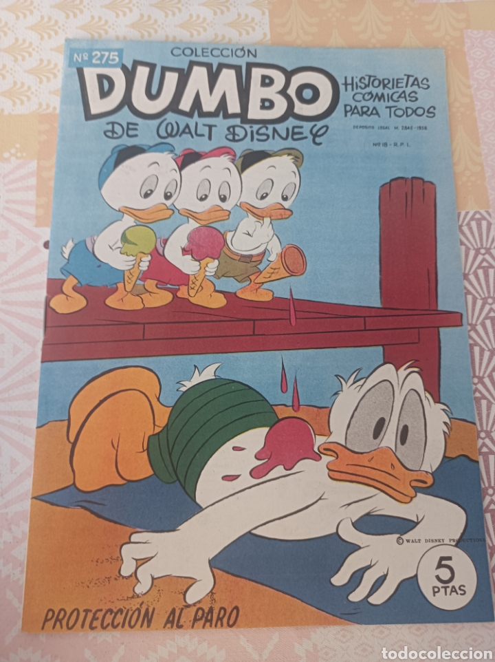 Tebeos: Dumbo 275 editorial ERSA protecci&oacute;n al paro - Foto 1