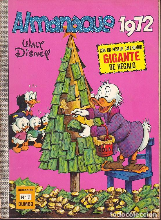 Tebeos: COMIC COLECCION DUMBO N&ordm; 83 ALMANAQUE 1972 - Foto 1