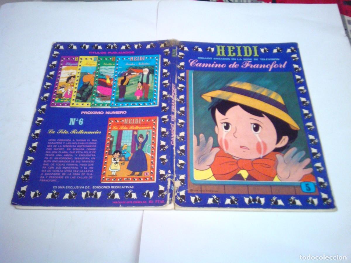 Tebeos: HEIDI - NUMERO 5 - EDICIONES RECREATIVAS - GORBAUD - CJ 167 - Foto 2