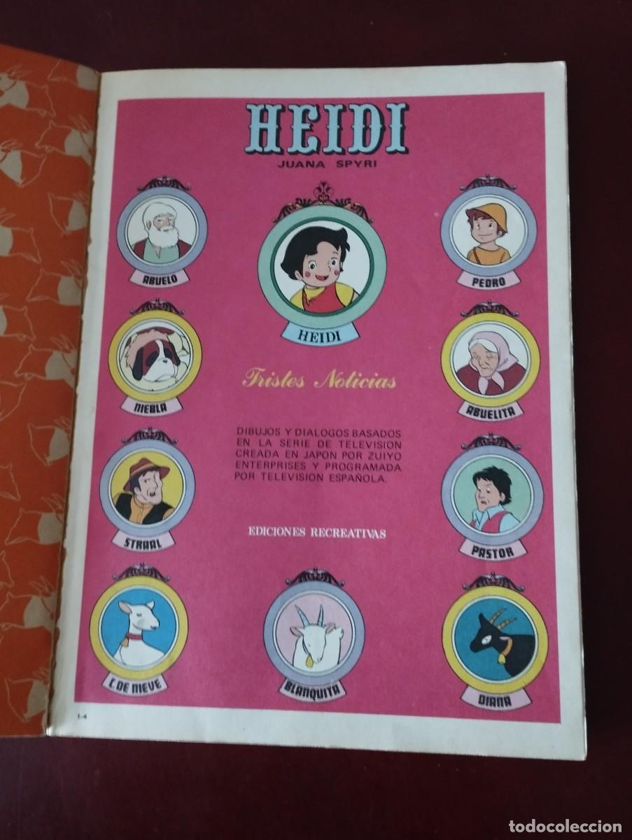 Tebeos: HEIDI TRISTES NOTICIAS N&ordm; 4 - Foto 2