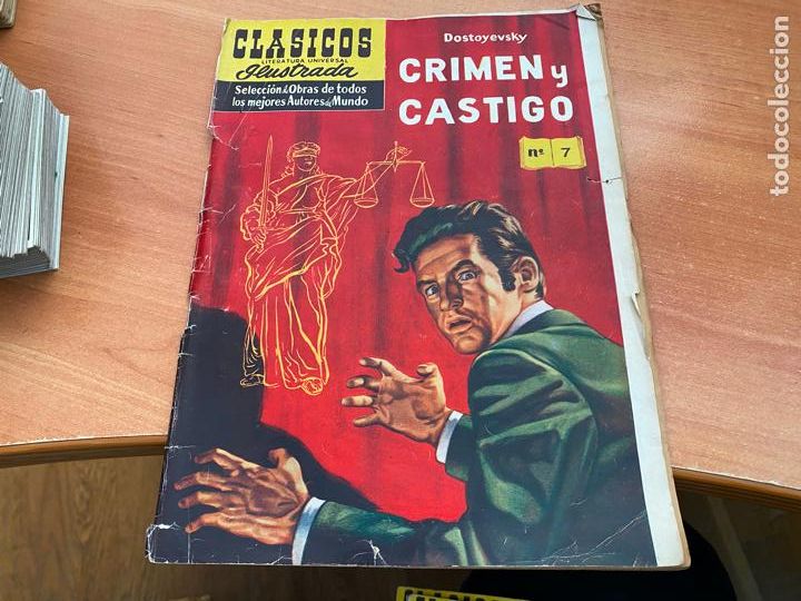 Tebeos: CRIMEN Y CASTIGO CLASICOS LITERATURA ILUSTRADA N&ordm; 7 (ERSA 1953) (COIB7)