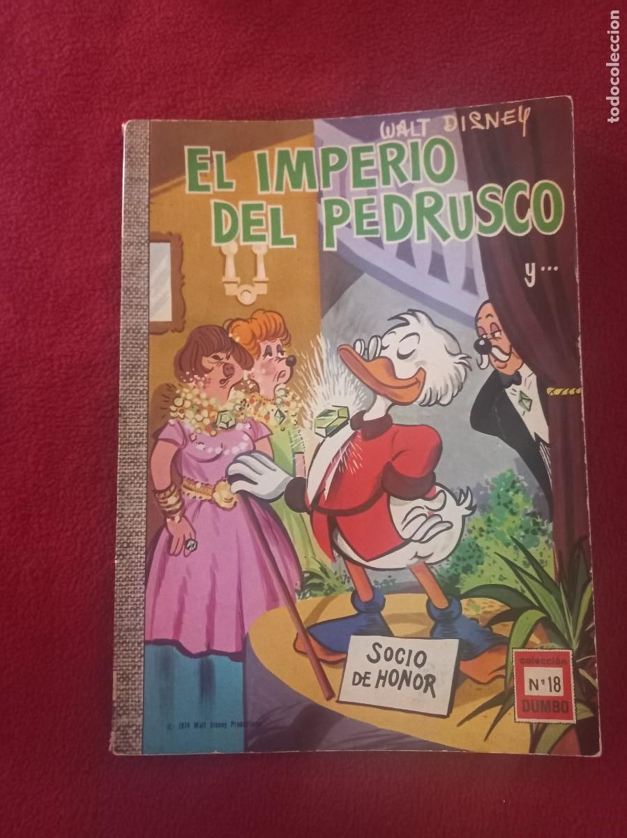Tebeos: DUMBO 18 - EL IMPERIO DEL PREDUSCO - WALT DISNEY - RUSTICA - Foto 1