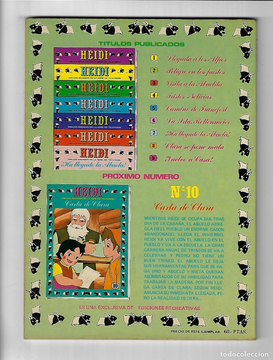 Tebeos: Ediciones recreativas. Heidi. 9 - Foto 2