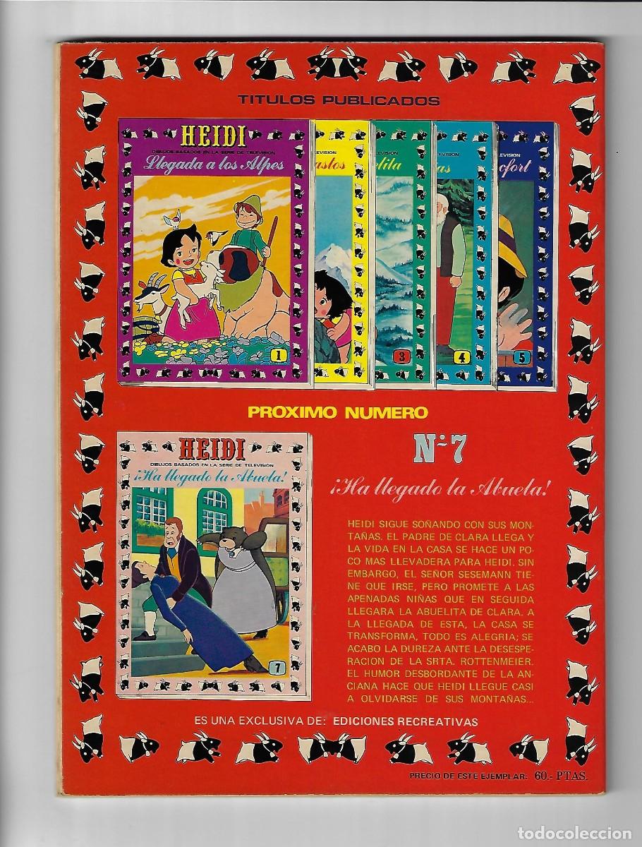 Tebeos: Ediciones recreativas. Heidi. 6 - Foto 2