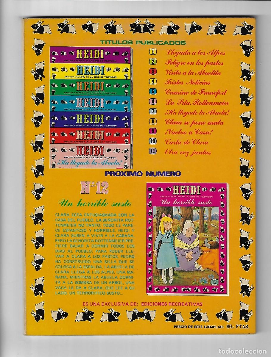 Tebeos: Ediciones recreativas. Heidi. 11. - Foto 2