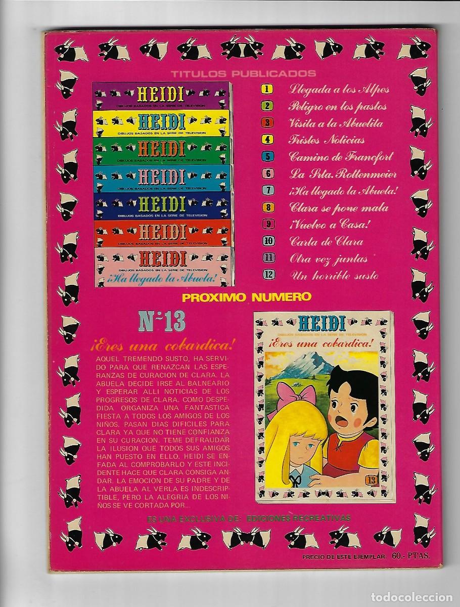 Tebeos: Ediciones recreativas. Heidi. 12. - Foto 2