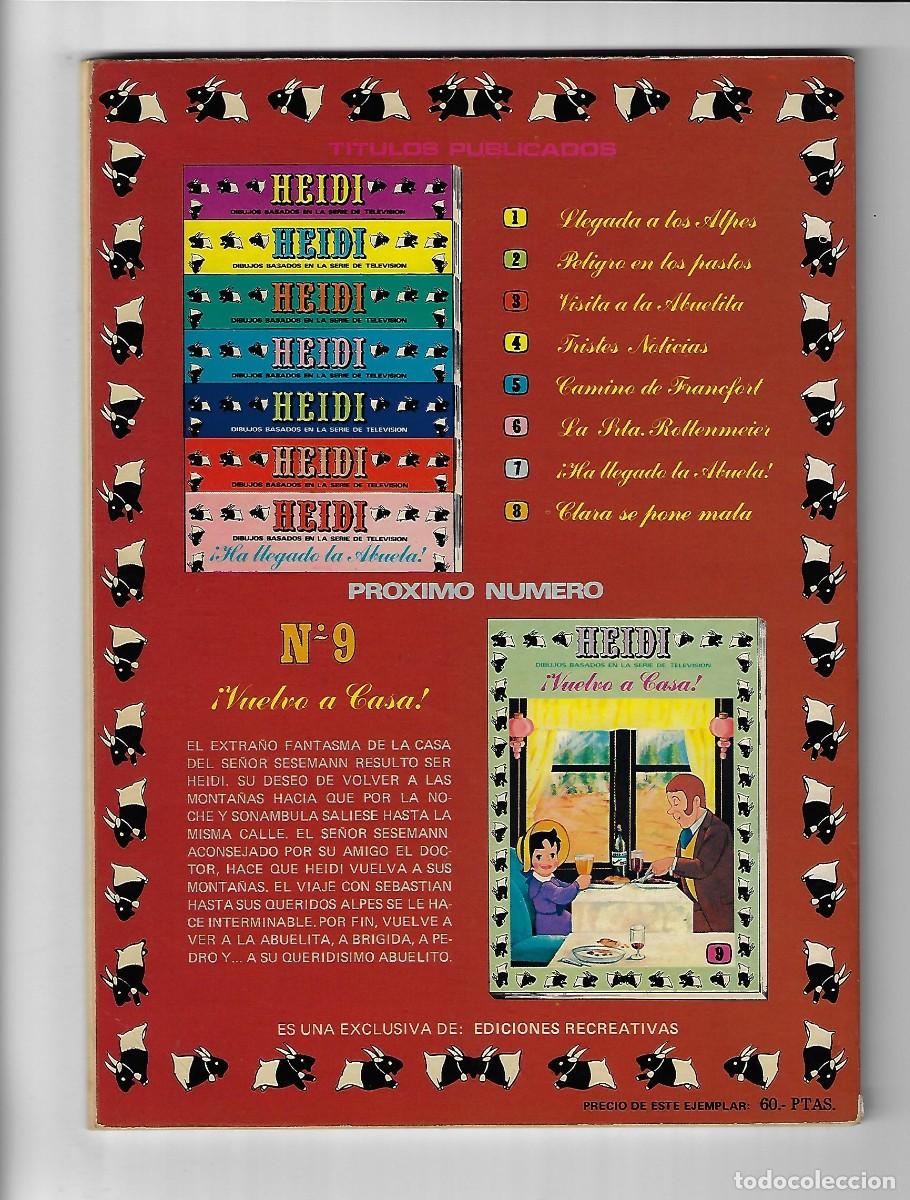 Tebeos: Ediciones recreativas. Heidi. 8 - Foto 2