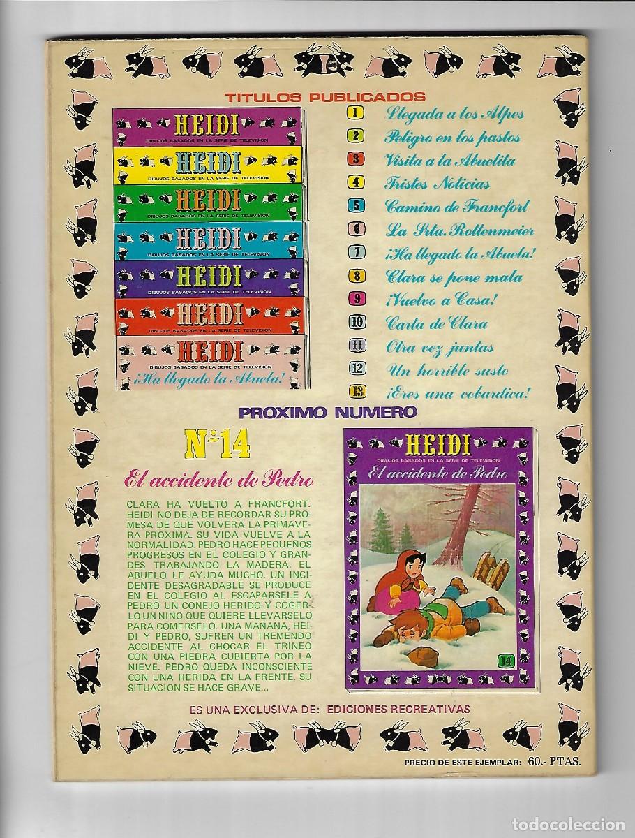 Tebeos: Ediciones recreativas. Heidi. 13. - Foto 3