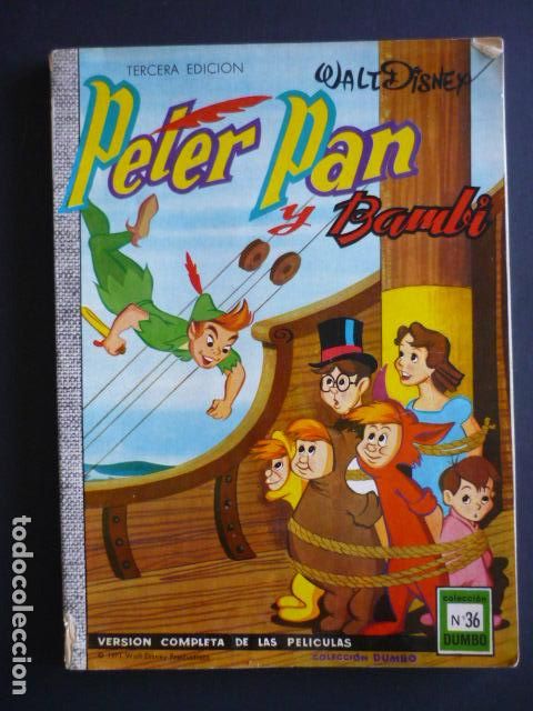 Tebeos: PETER PAN Y BAMBI COLECCION DUMBO N&ordm; 36 ERSA - Foto 1