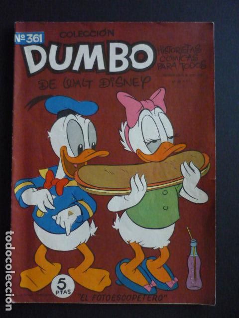 Tebeos: COMIC DUMBO N&ordm; 361 WALT DISNEY ERSA - Foto 1
