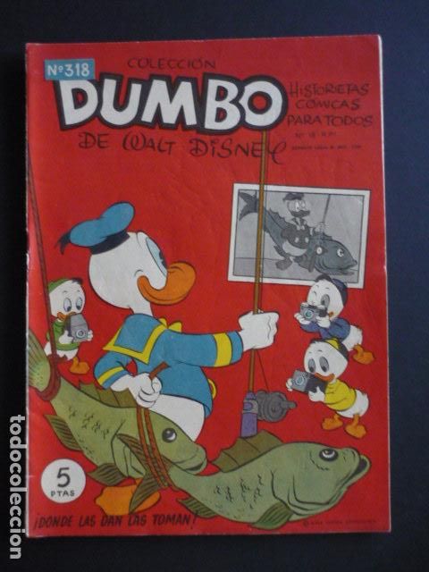 Tebeos: COMIC DUMBO N&ordm; 318 WALT DISNEY ERSA - Foto 1