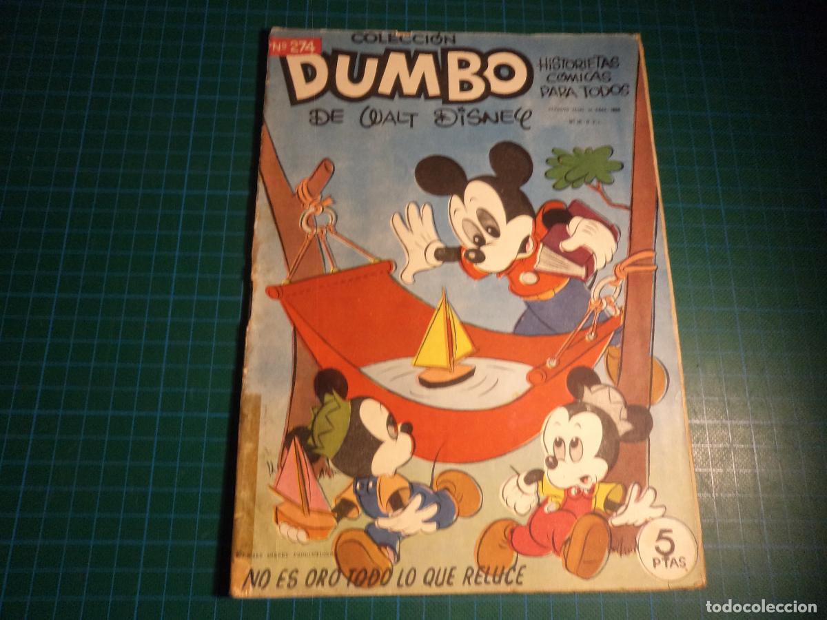 Tebeos: Dumbo. n&ordm; 274. ERSA. Con celo en el lomo. - Foto 1