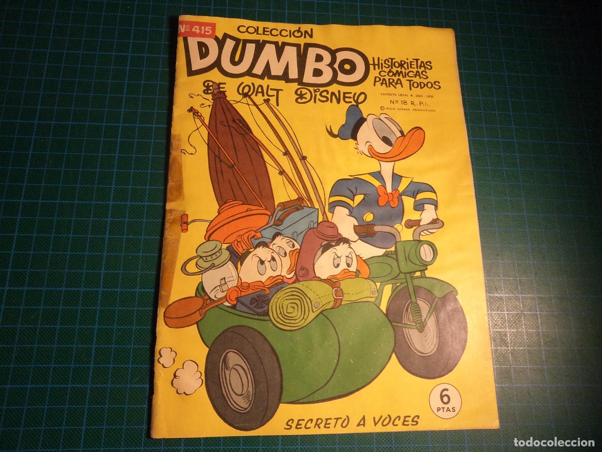 Tebeos: Dumbo. n&ordm; 415. ERSA. Tiene celo en el lomo. - Foto 1