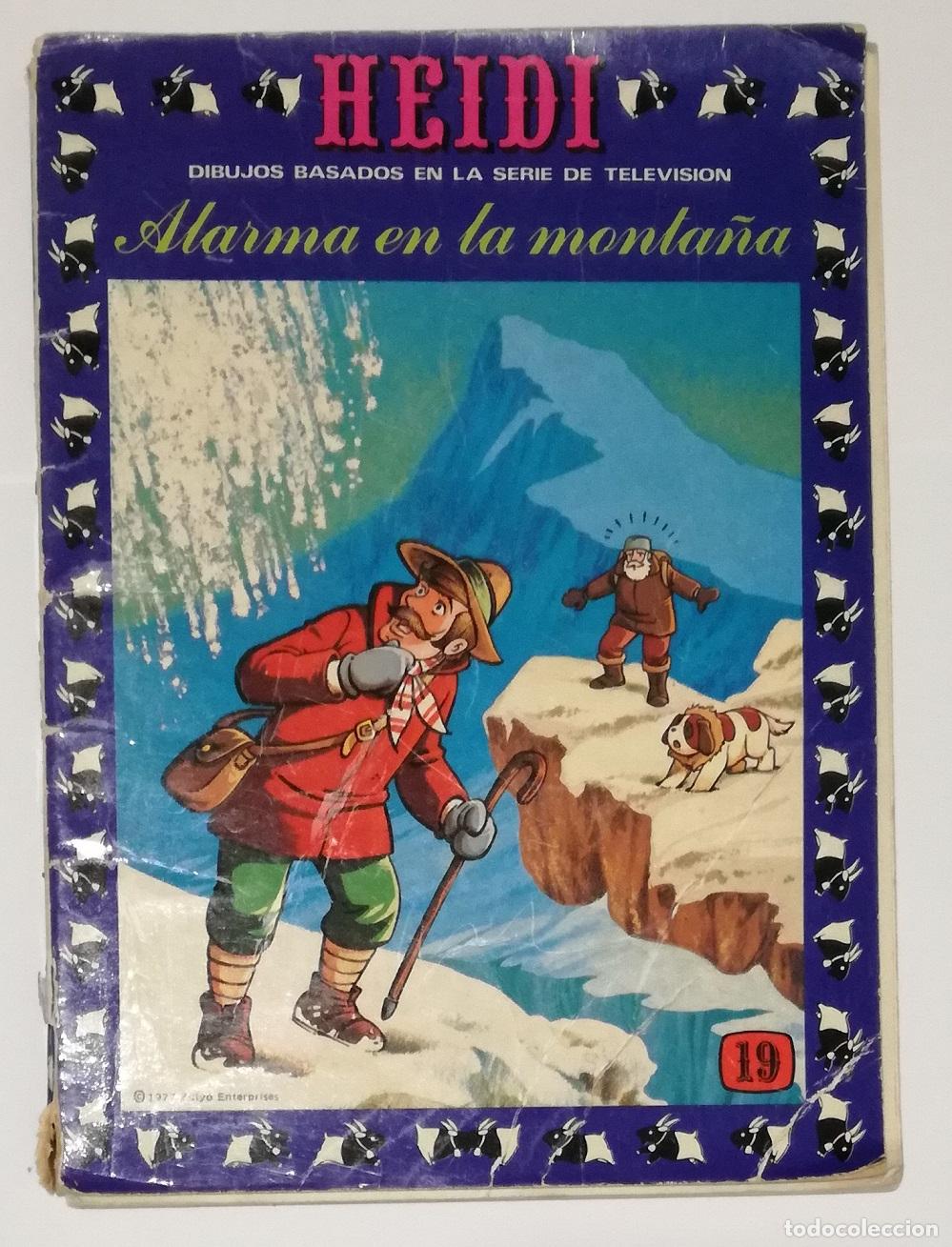 Tebeos: Comic Heidi, n&ordm; 19: Alarma en la monta&ntilde;a; ERSA - Foto 1