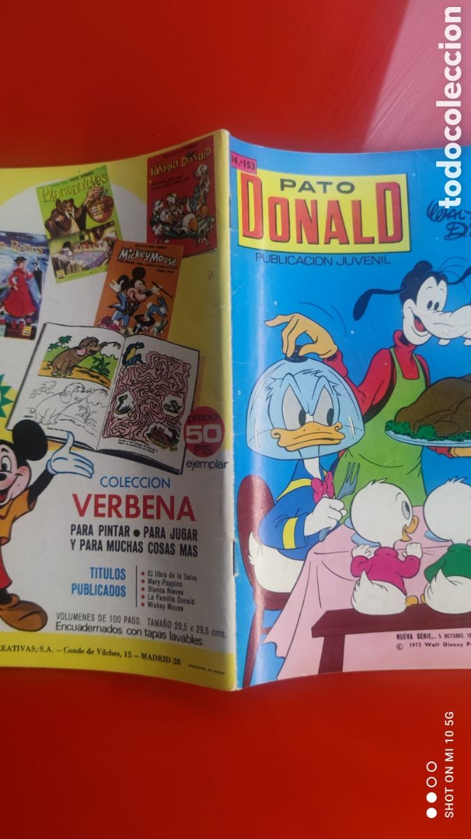 Tebeos: &rdquo;PATO DONALD&rdquo; N&Uacute;MERO 153.(1&deg;SERIE).ERSA - Foto 3