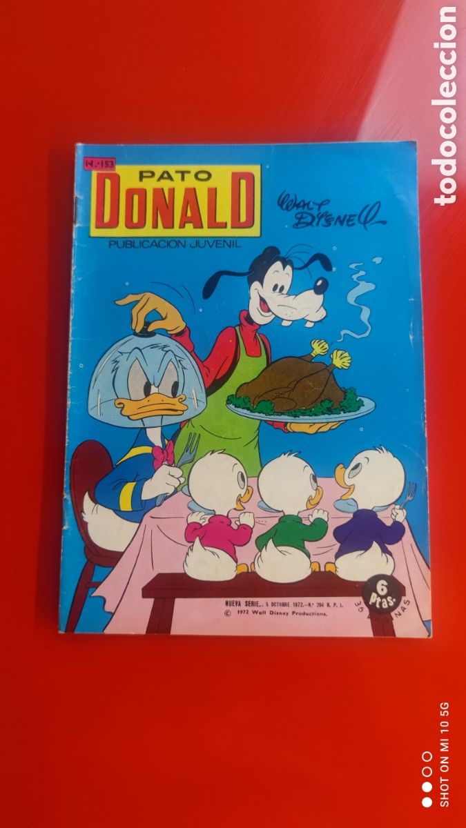 Tebeos: &rdquo;PATO DONALD&rdquo; N&Uacute;MERO 153.(1&deg;SERIE).ERSA - Foto 1