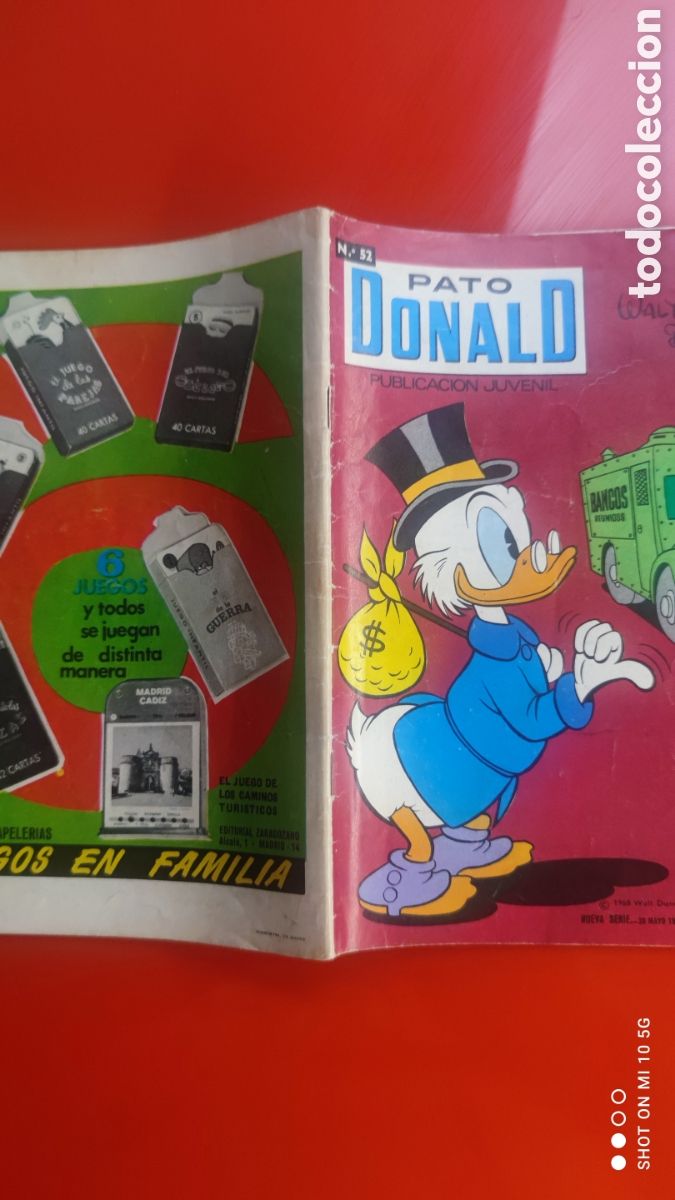 Tebeos: &rdquo;PATO DONALD&rdquo; N&Uacute;MERO 52.(1&deg;SERIE).ERSA - Foto 3