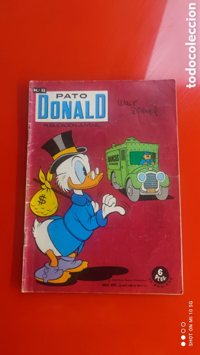 Tebeos: &rdquo;PATO DONALD&rdquo; N&Uacute;MERO 52.(1&deg;SERIE).ERSA - Foto 1