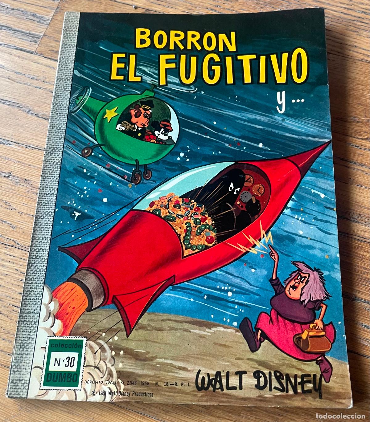Tebeos: BORR&Oacute;N EL FUGITIVO Walt Disney Dumbo - Foto 1