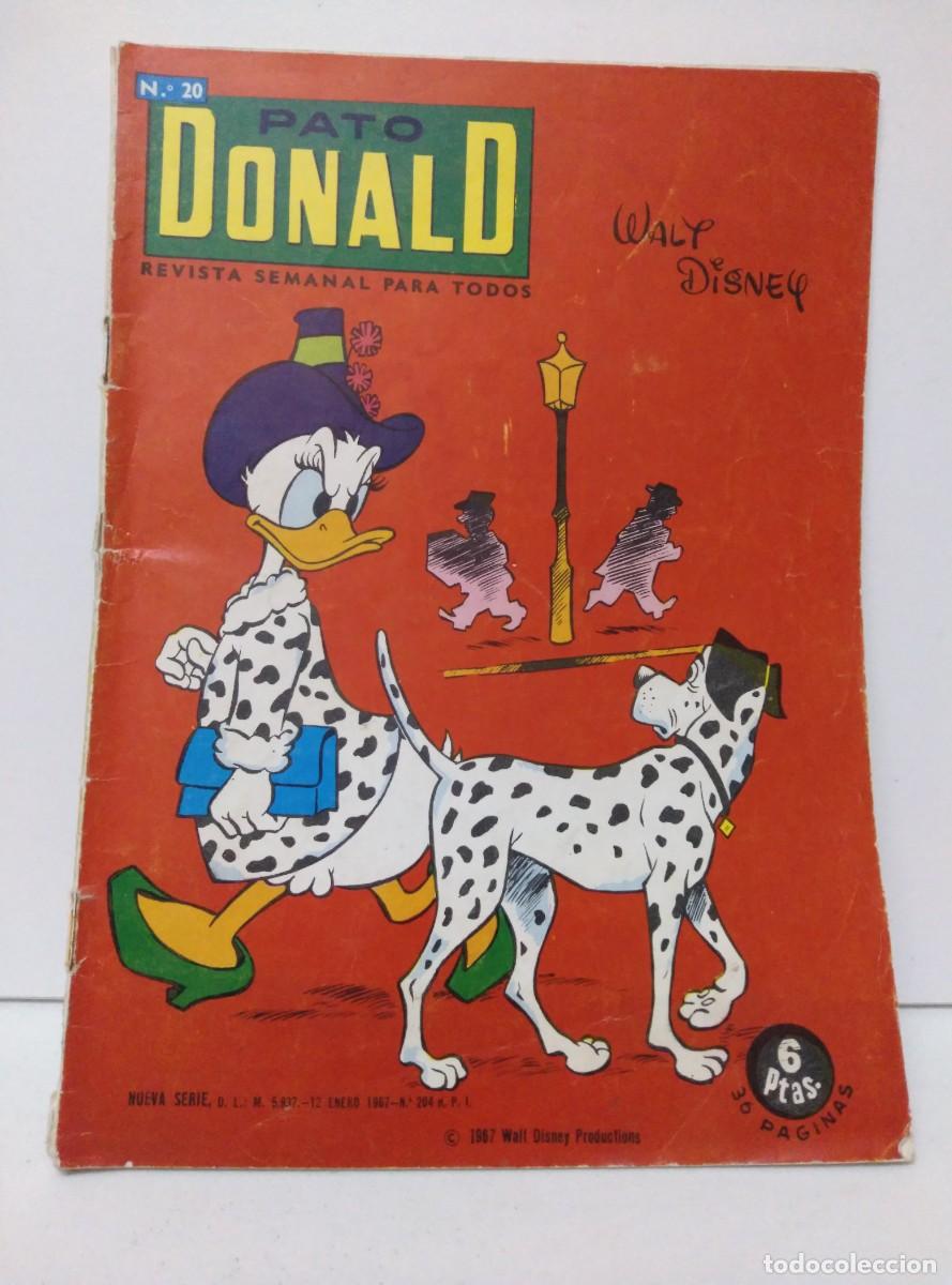 Tebeos: COMIC PATO DONALD WALT DISNEY N&ordm; 20 1967 - Foto 1