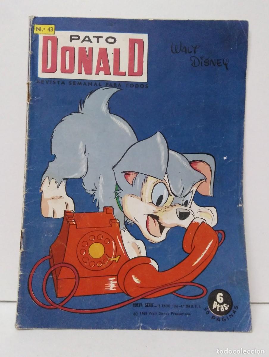 Tebeos: C&oacute;mic Pato Donald n&ordm; 43 Walt Disney 1967 - Foto 1