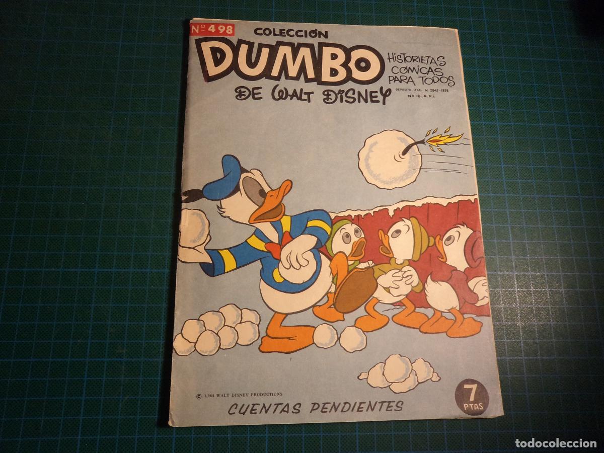 Tebeos: Dumbo de Walt Disney. N&ordm; 498. ERSA - Foto 1