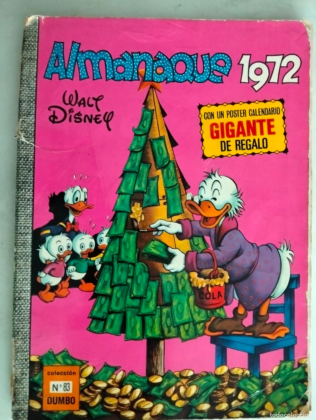 Tebeos: ALMANAQUE 1972, WALT DISNEY, N&ordm; 83 - Foto 1