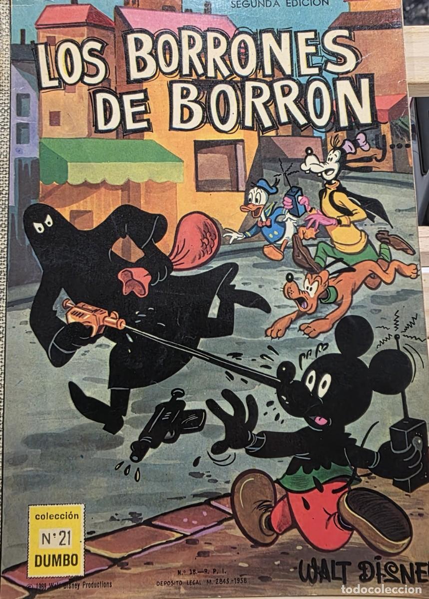 Tebeos: Libro c&oacute;mic &rdquo;Los borrones de Borr&oacute;n&rdquo; Col Dumbo n&ordm; 21 Walt Disney 1968 - Foto 1