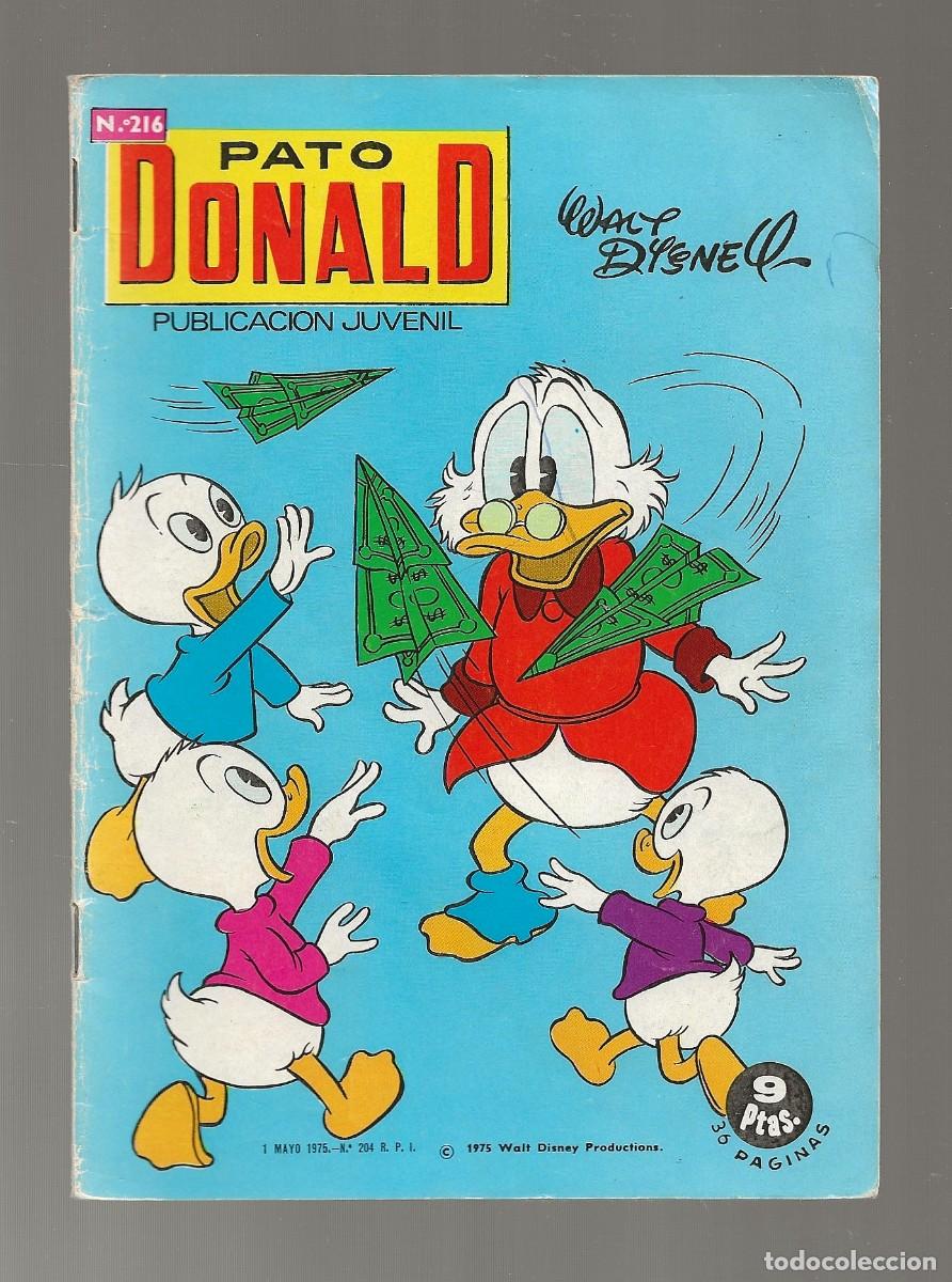Tebeos: PATO DONALD N&ordm; 216 - ERSA 1975 - Foto 1