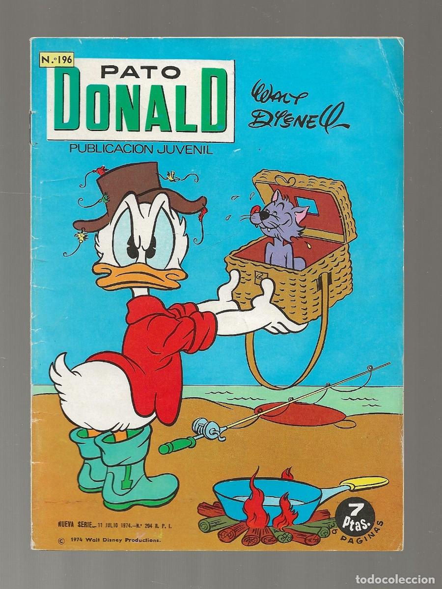 Tebeos: PATO DONALD N&ordm; 196 - ERSA 1974 - Foto 1
