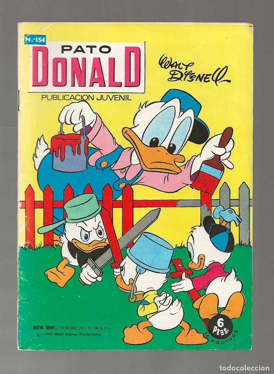 Tebeos: PATO DONALD N&ordm; 154 - ERSA 1972 - Foto 1