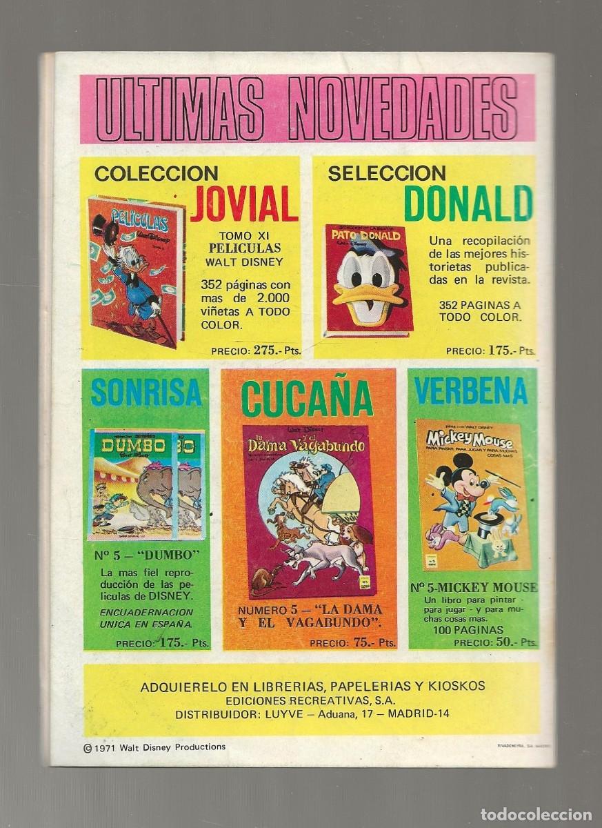 Tebeos: PATO DONALD N&ordm; 117 - ERSA 1971 - Foto 2