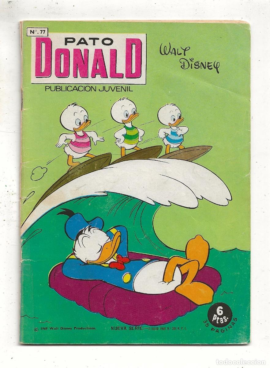 Tebeos: PATO DONALD N&ordm; 77 - ERSA 1969 - Foto 1