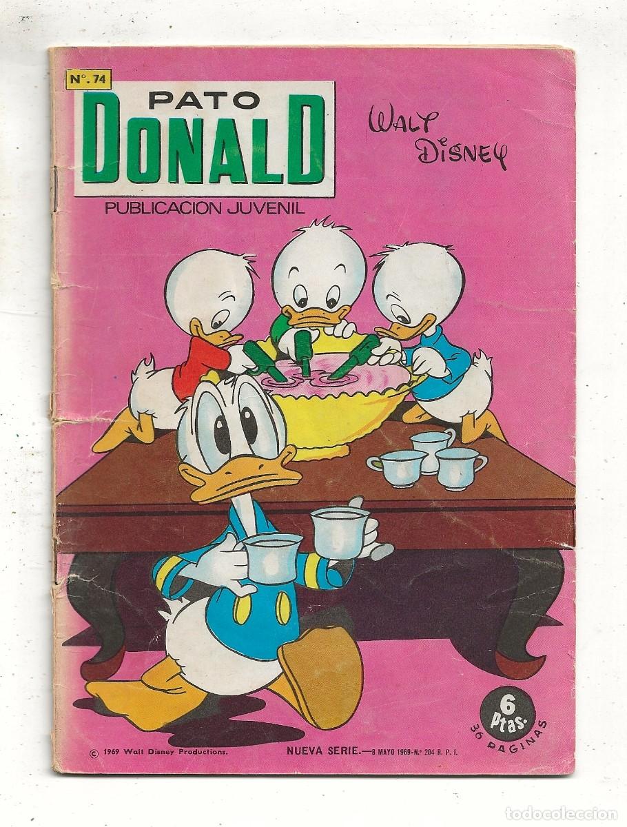 Tebeos: PATO DONALD N&ordm; 74 - ERSA 1969 - Foto 1