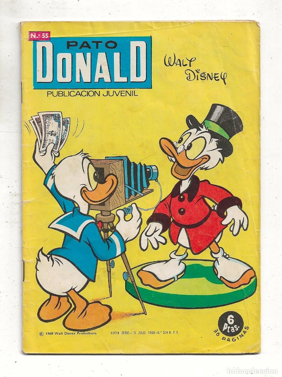 Tebeos: PATO DONALD N&ordm; 55 - ERSA 1968 - Foto 1