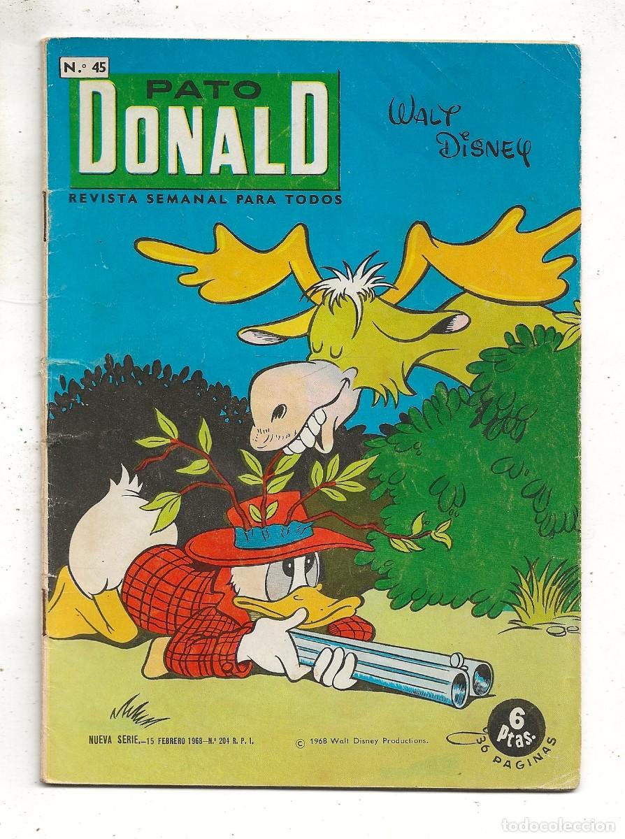 Tebeos: PATO DONALD N&ordm; 45 - ERSA 1968 - Foto 1