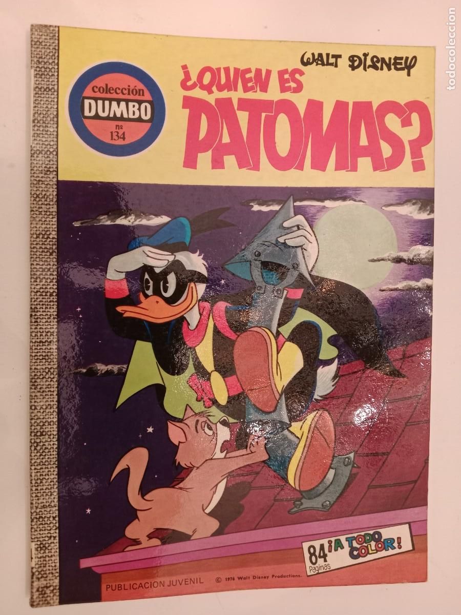 Tebeos: DUMBO COMIC N&ordm; 134 QUIEN ES PATOMAS ? IMPECABLE! ORIGINAL ERSA - Foto 1