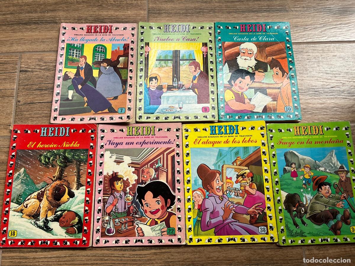 Tebeos: HEIDI 7 TOMOS DE EDICIONES RECREATIVAS - Foto 1