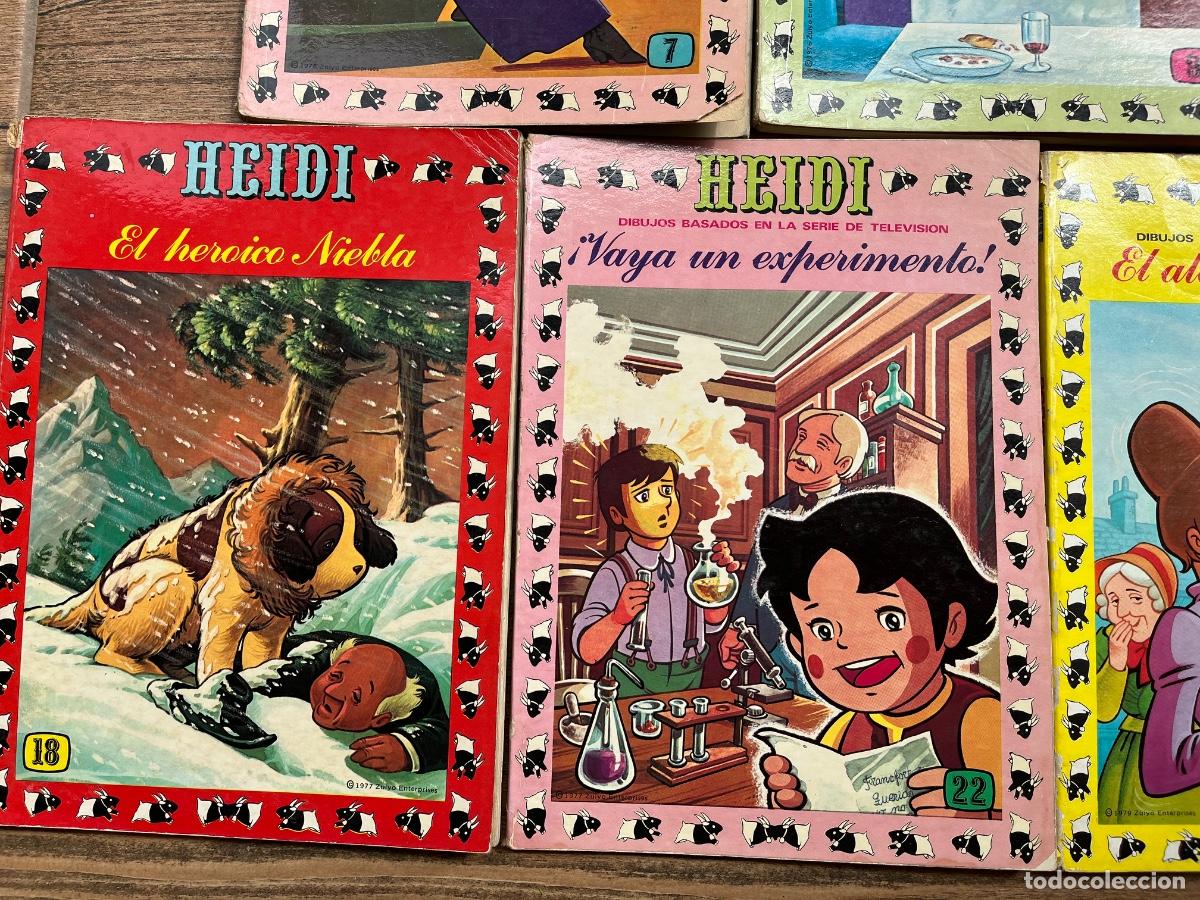 Tebeos: HEIDI 7 TOMOS DE EDICIONES RECREATIVAS - Foto 3