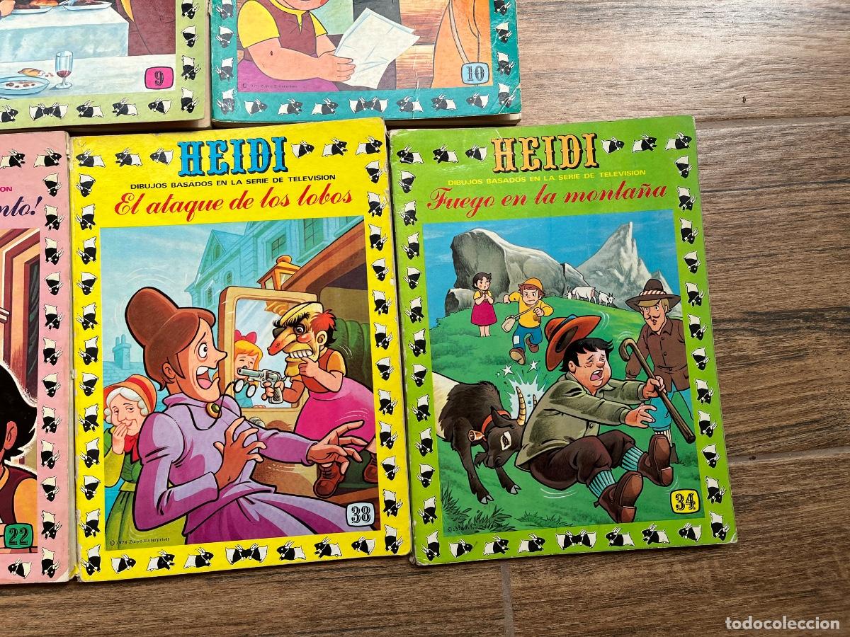 Tebeos: HEIDI 7 TOMOS DE EDICIONES RECREATIVAS - Foto 4