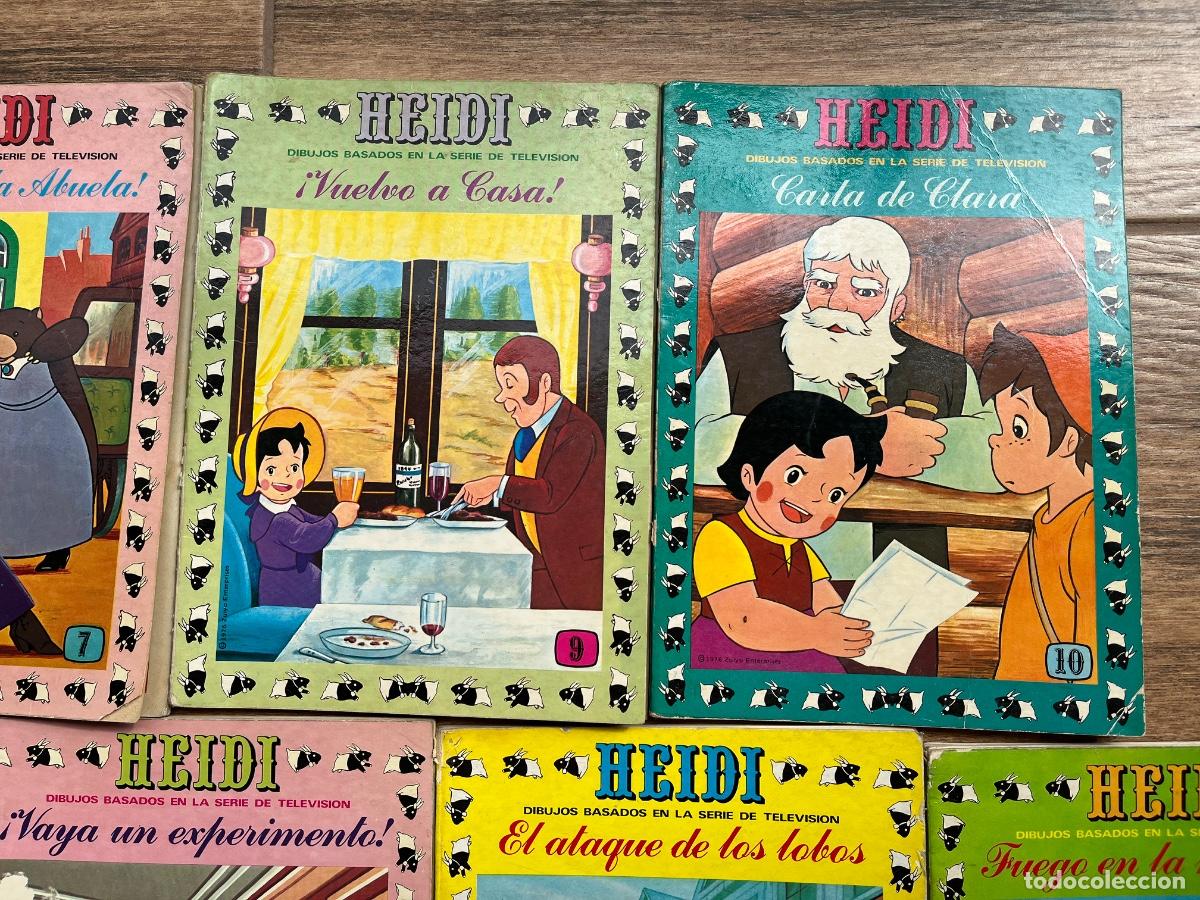 Tebeos: HEIDI 7 TOMOS DE EDICIONES RECREATIVAS - Foto 5