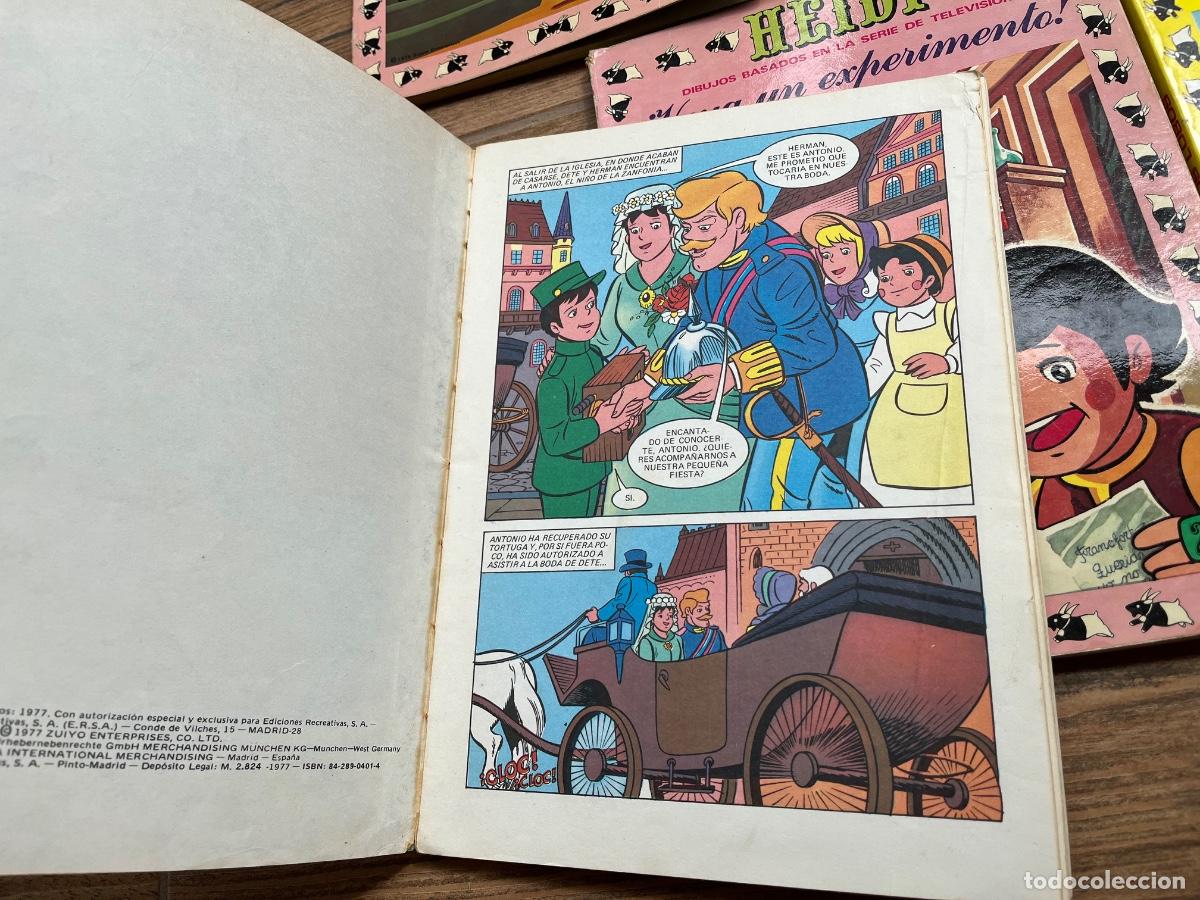 Tebeos: HEIDI 7 TOMOS DE EDICIONES RECREATIVAS - Foto 7
