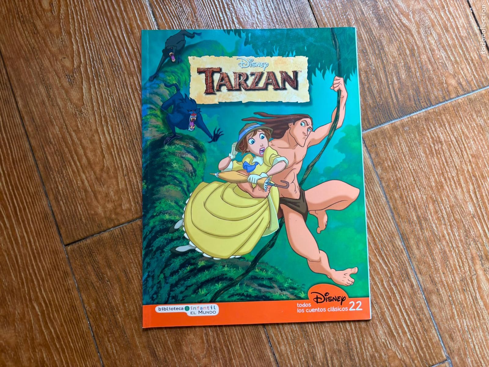 Tebeos: BIBLIOTECA INFANTIL EL MUNDO N&ordm; 22 TARZAN WALT DISNEY